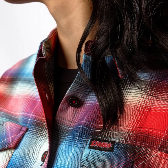 DIXXON Flannel x EXODUS Collab Flannel Shirt- Women's 2XL - Picture 5 of 9